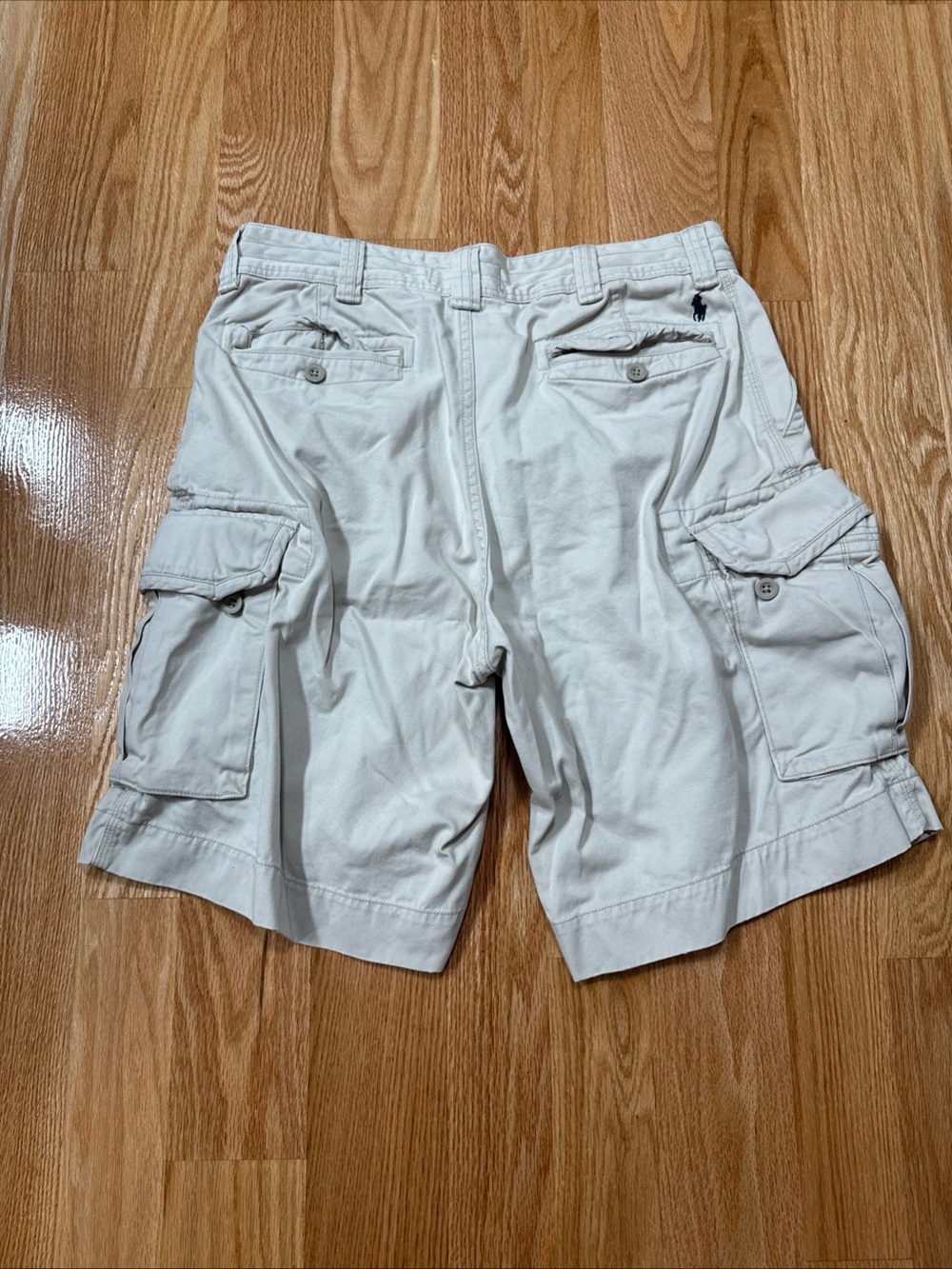 Vintage Polo Ralph Lauren Cargo Shorts Men’s Size 36 Tall/Long Off White Cream